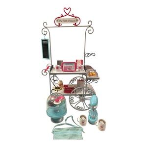 American Girl Blue and Pink Doll Vanity Set